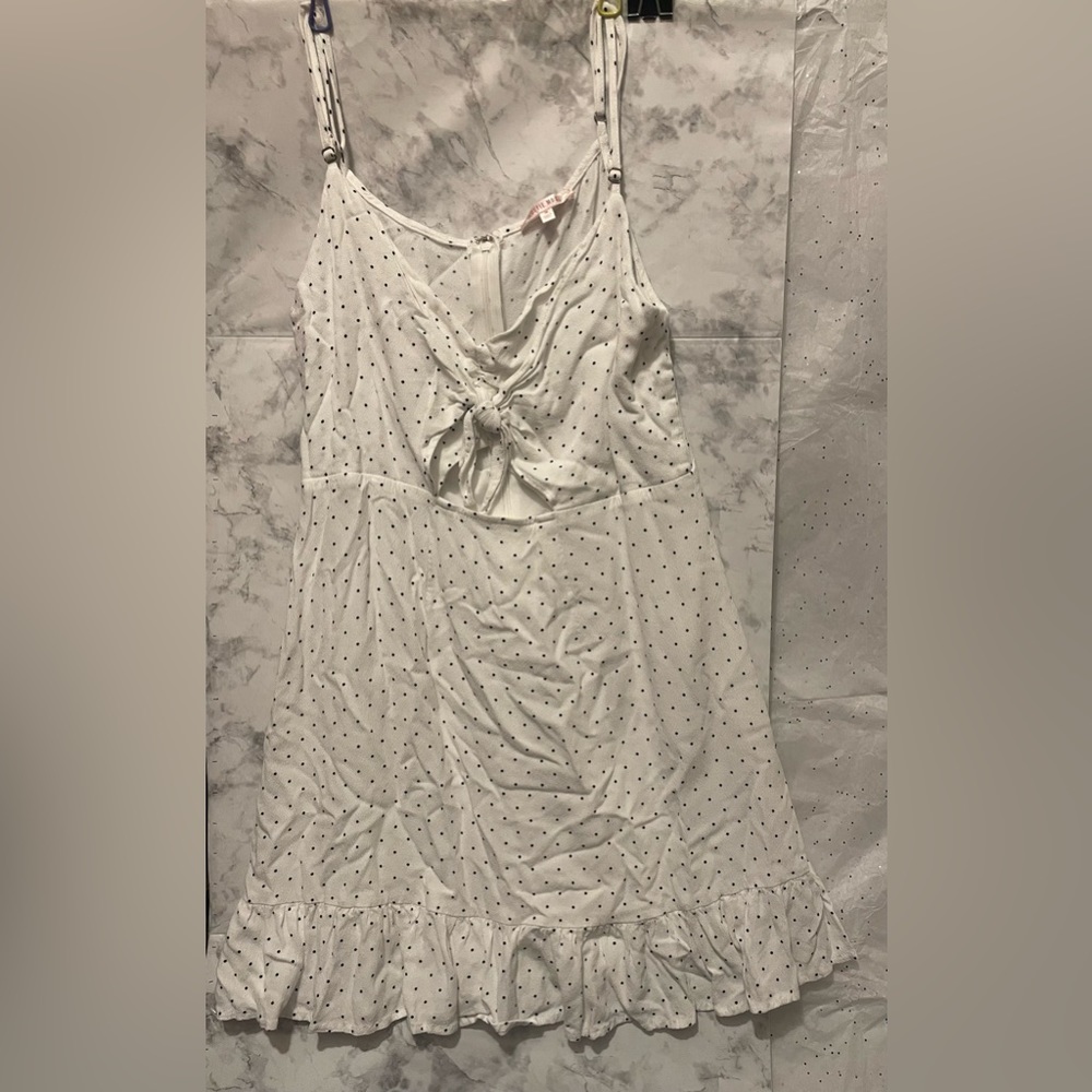 Lottie Moss Woman’s Spaghetti Strap Polka Dot Dress sz M